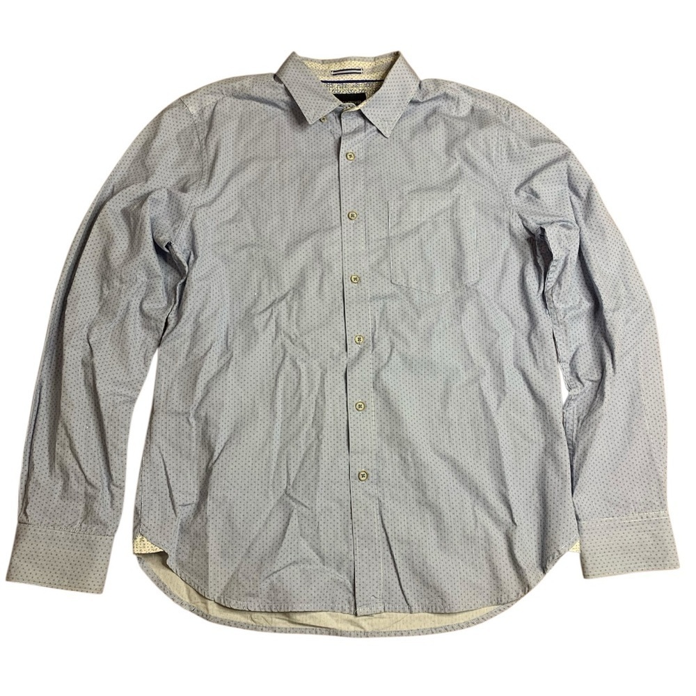 Denim & Flower Ricky Singh Slim Fit Patterned Button Down Shirt - Men’s Medium